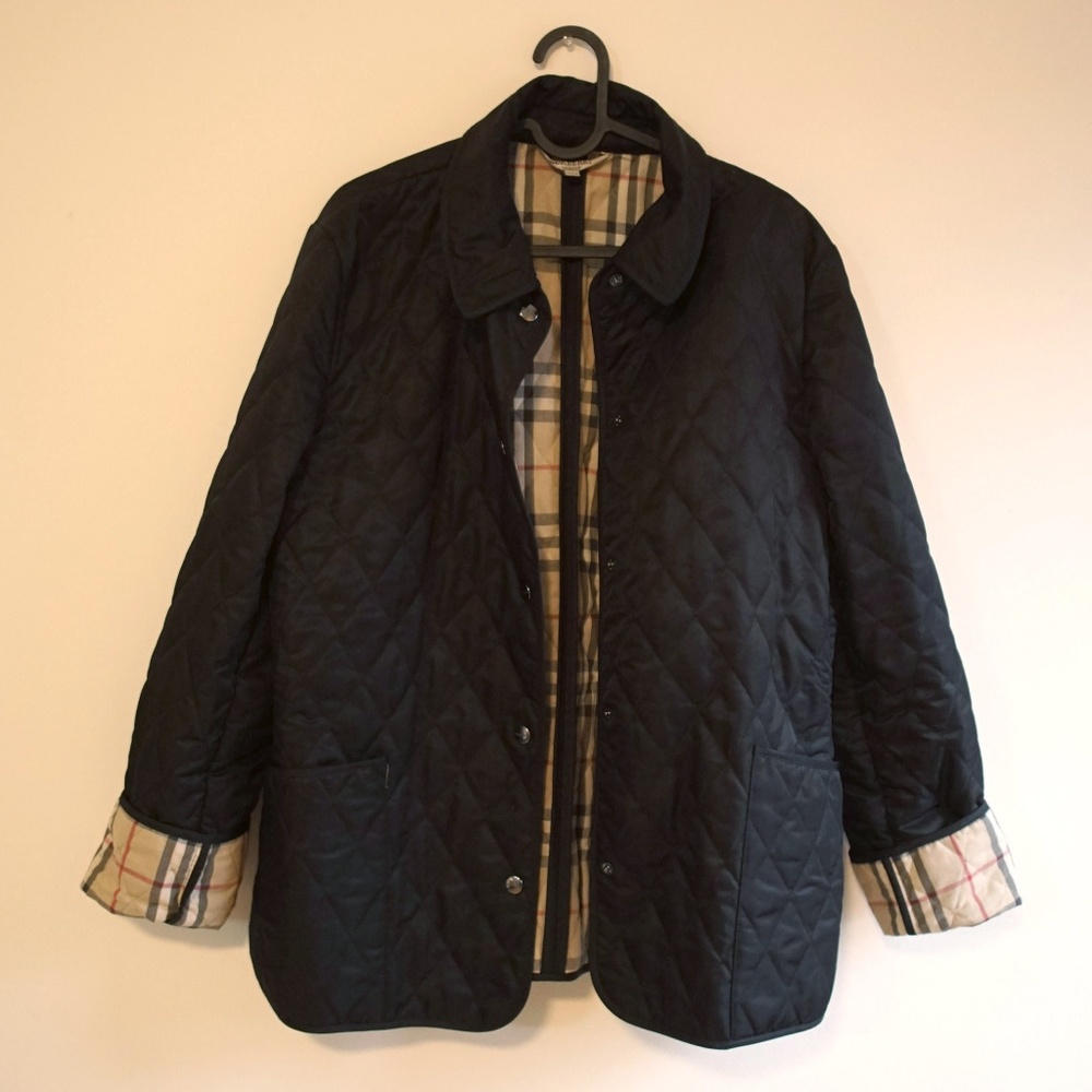 Burberry Quilted Button Jacket for Women